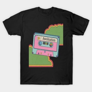 vintage  cassette tape Awolnation T-Shirt